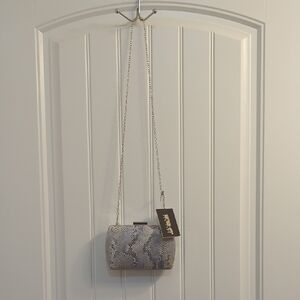 Sasha New York Elegant Snakeskin Pattern Clutch/Handbag